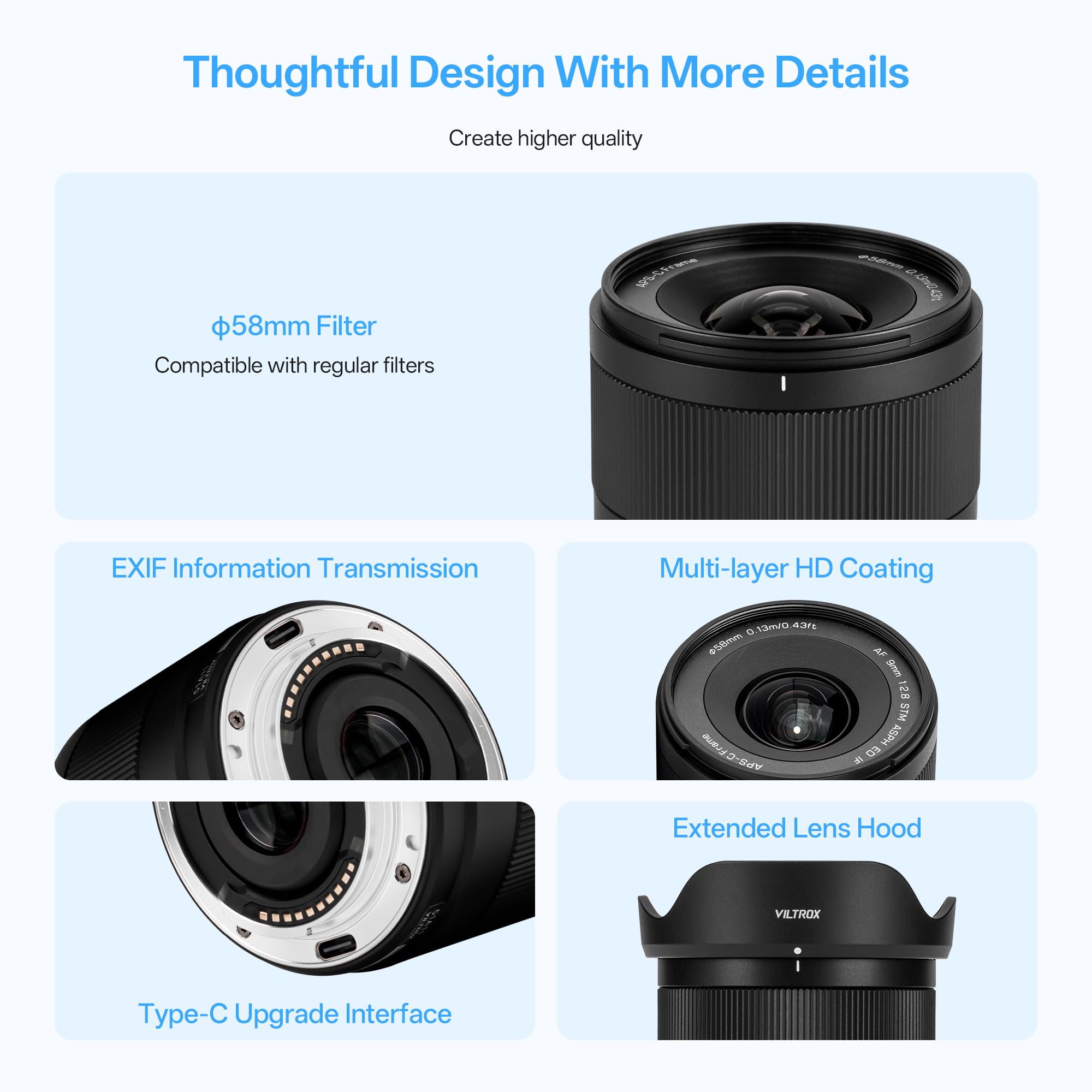 Amazon.com : VILTROX AF 9mm F2.8 f/2.8 Air Lens for Fuji X Mount